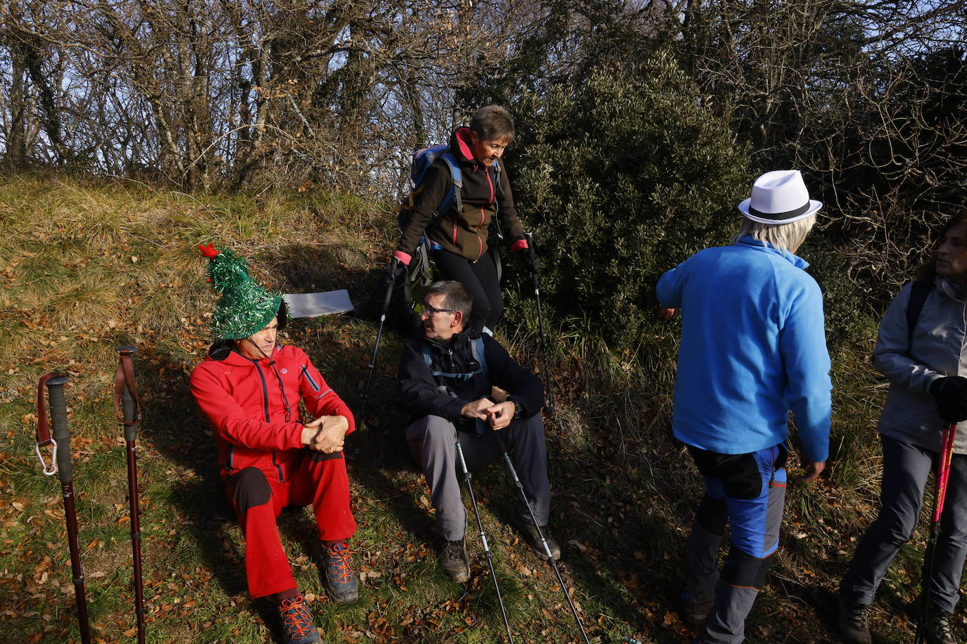 Álava da la bienvenida al Año Nuevo al sol en el Zaldiaran