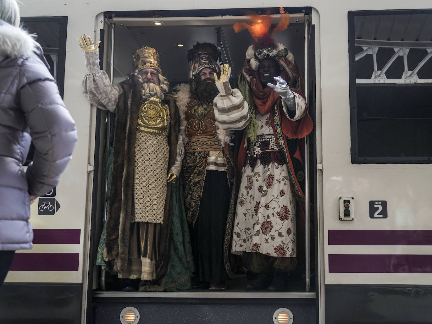 La llegada de los Reyes Magos a Vitoria, en imágenes