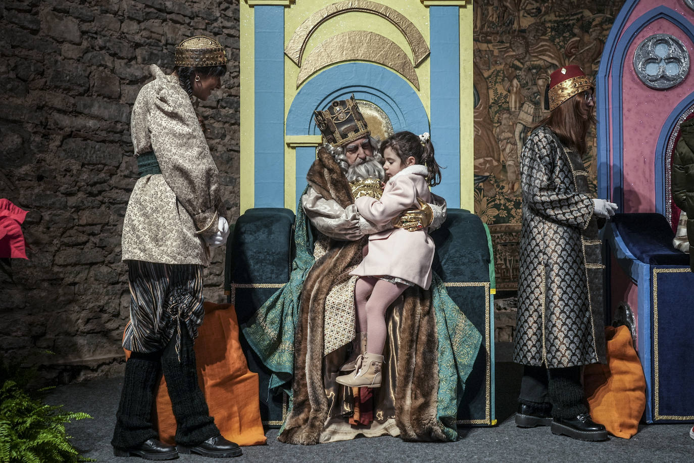 La llegada de los Reyes Magos a Vitoria, en imágenes