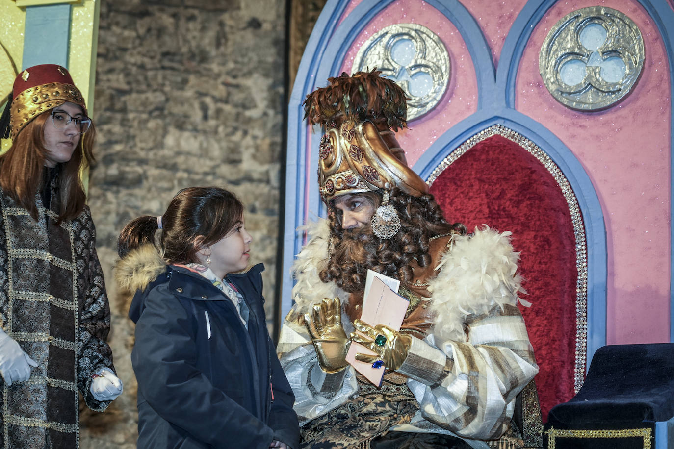 La llegada de los Reyes Magos a Vitoria, en imágenes