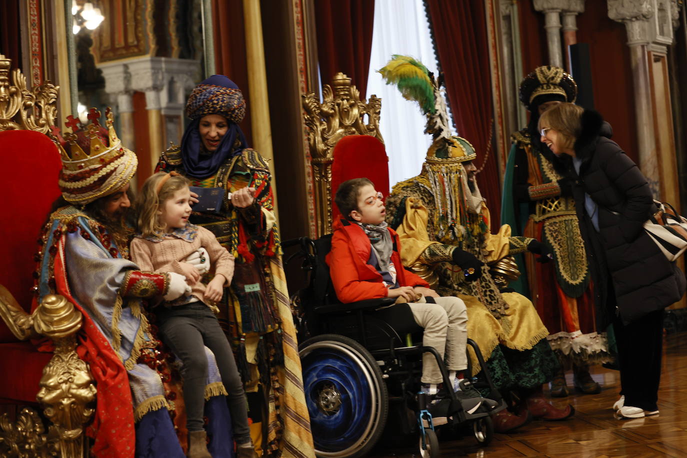 Recepción de los Reyes Magos en el Ayuntamiento de Bilbao