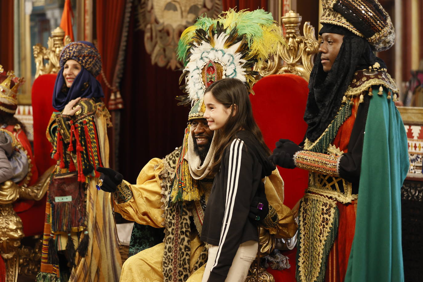 Recepción de los Reyes Magos en el Ayuntamiento de Bilbao