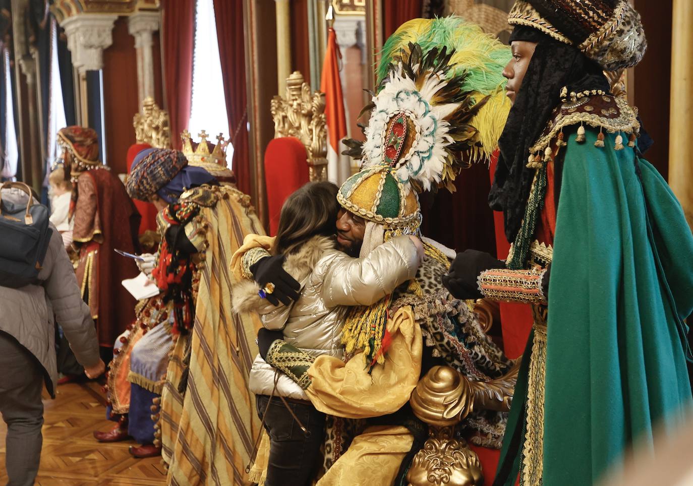 Recepción de los Reyes Magos en el Ayuntamiento de Bilbao