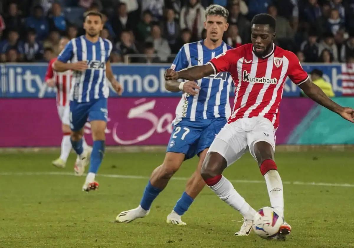 Iñaki Williams, autor del primer gol en el duelo liguero, se perderá el partido por la disputa de la Copa de África.