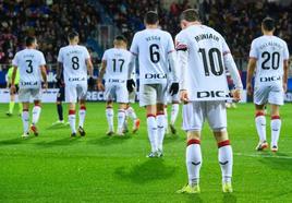 Muniain celebró así su golazo ante el Eibar.