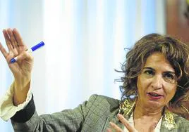 María Jesús Montero, vicepresidenta primera y ministra de Hacienda.