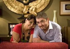 Soledad Mallol y David Muro durante su etapa en 'Escenas de matrimonio'.