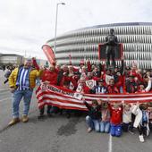 El ambiente previo al derbi, en imágenes