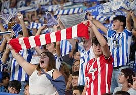 Aficionados en un derbi anterior.