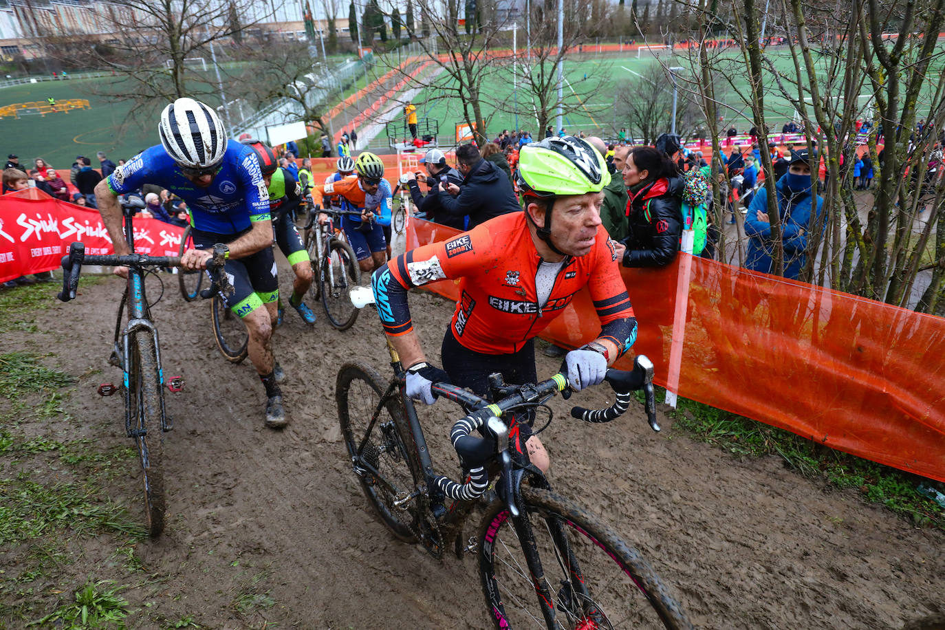 Campeonato de España de ciclocross celebrado en Amurrio. Gorka Corres se cuelga el bronce