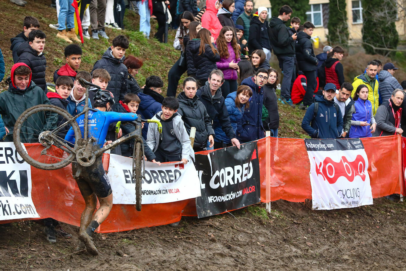 Campeonato de España de ciclocross celebrado en Amurrio. Gorka Corres se cuelga el bronce