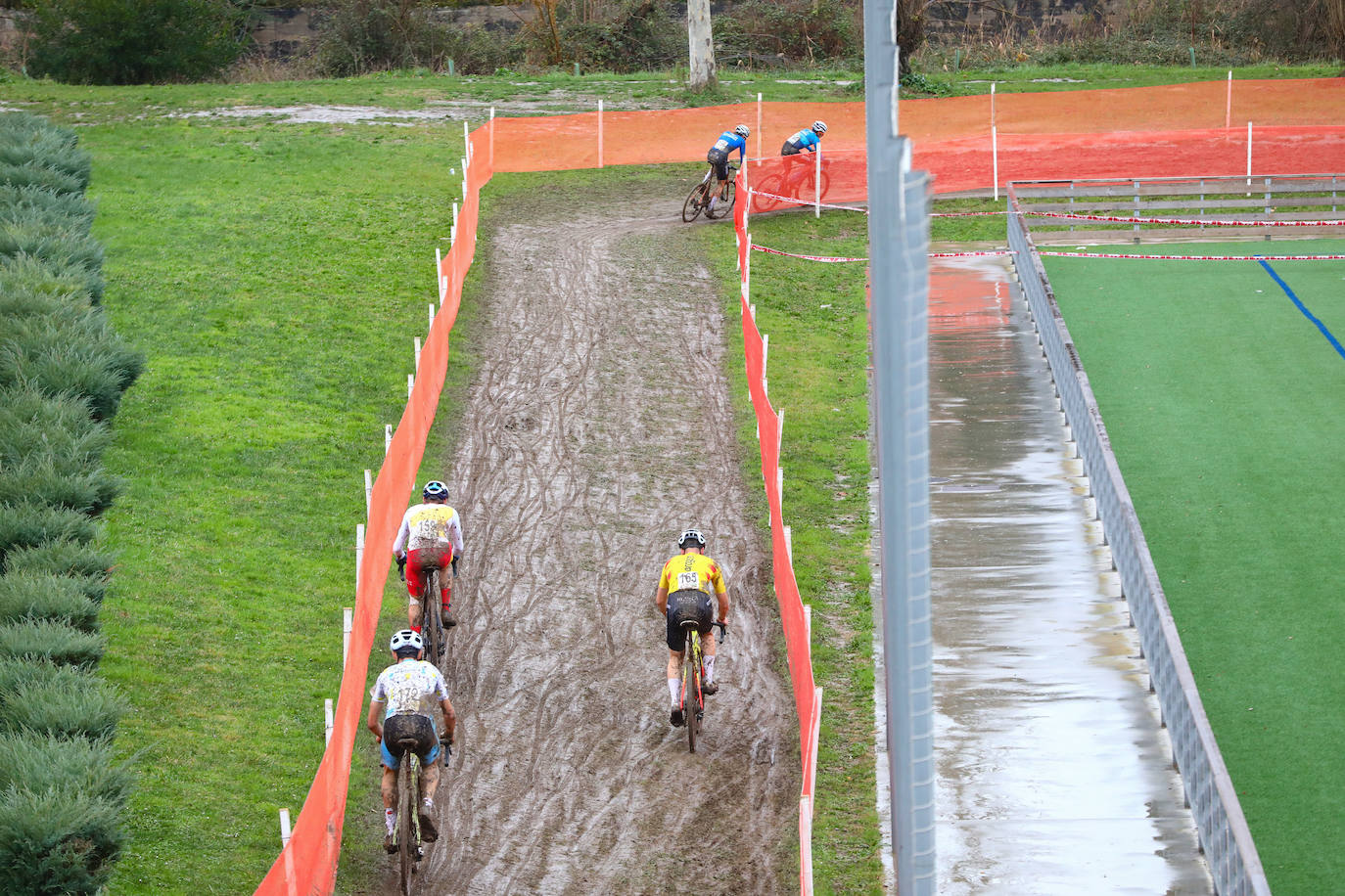 Campeonato de España de ciclocross celebrado en Amurrio. Gorka Corres se cuelga el bronce