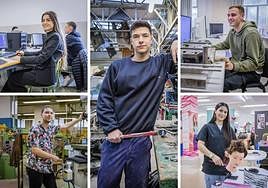 Lecciones de cinco alumnos alaveses de FP para esquivar el fracaso escolar y triunfar