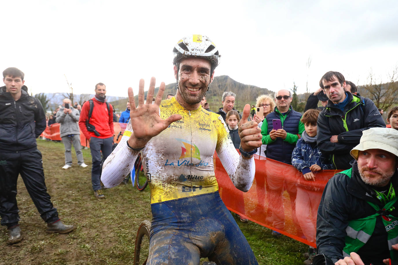 Campeonato de España de ciclocross celebrado en Amurrio. Gorka Corres se cuelga el bronce