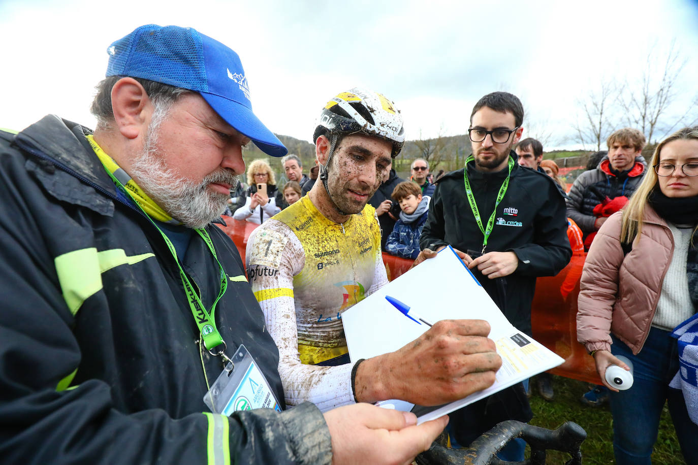 Campeonato de España de ciclocross celebrado en Amurrio. Gorka Corres se cuelga el bronce