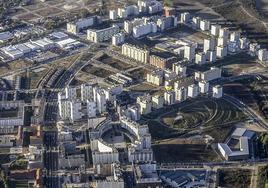 Vista aérea de Vitoria.