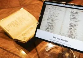 El manuscrito de 'Don Juan Tenorio', original y digitalizado.