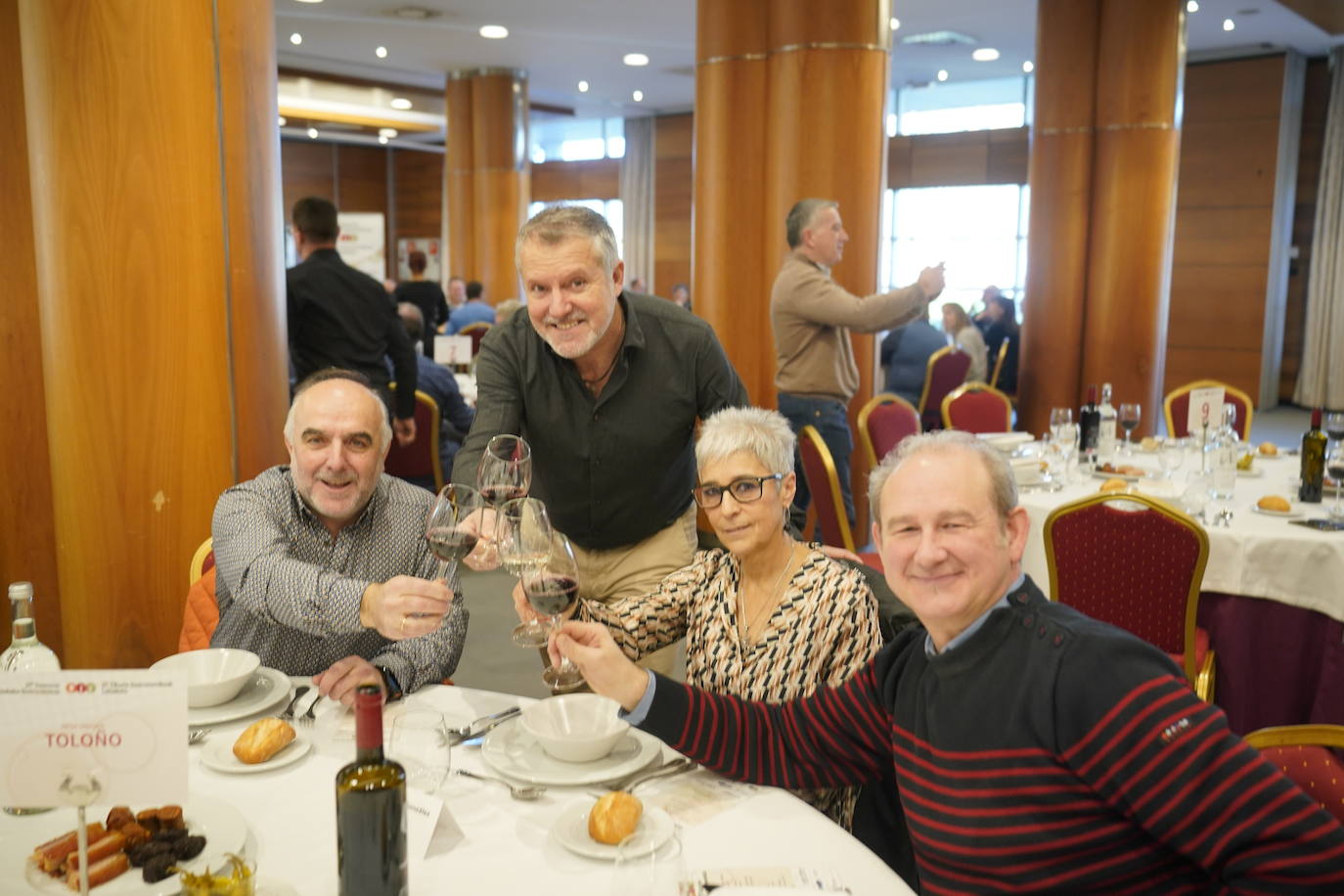 José A. Arberas, Aitor Buendía, Maite González y Sabin Unamuno.