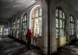 Interior del convento de las Brígidas que iba a albergar la residencia