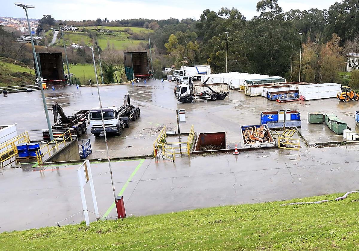 El Ayuntamiento de Getxo cuenta en Larrañazubi con una planta propia de materia orgánica.