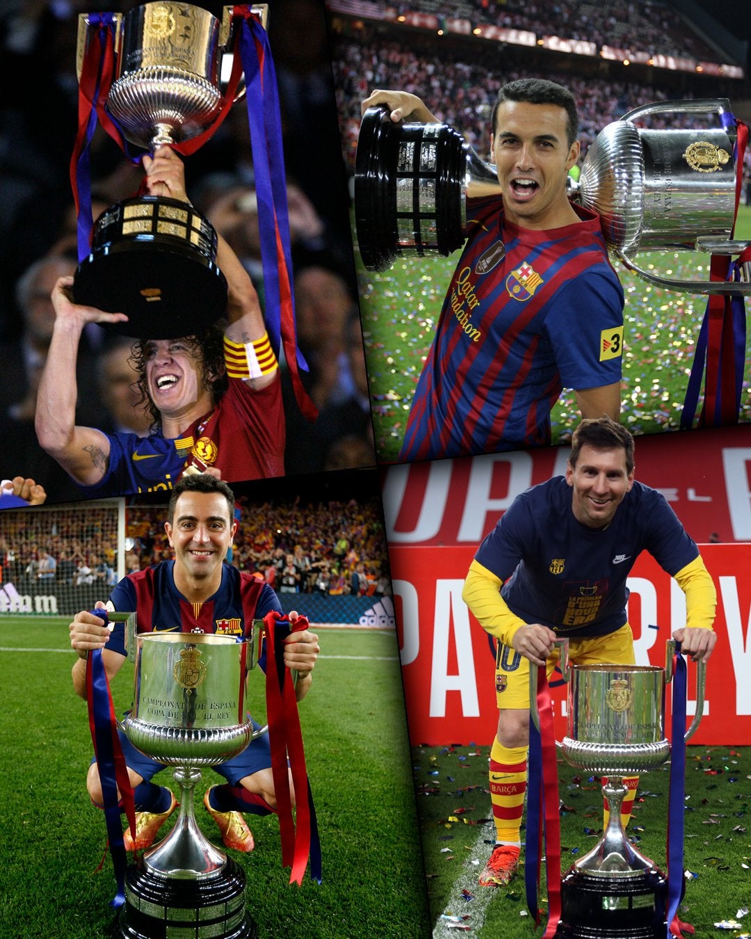 El Barcelona anunció en las redes el emparejamiento con el Athletic con imágenes de las última copas ganadas a los rojiblancos.