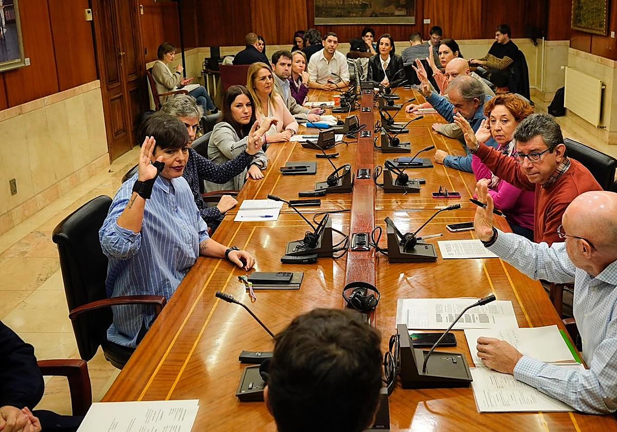 PSE, PNV y EH Bildu han votado conjuntamente para modificar el calendario de tramitación del proyecto de presupuestos.