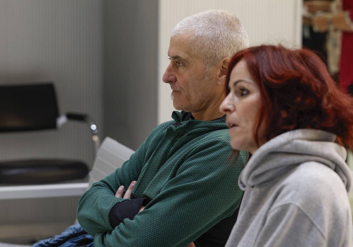 'Txapote' y 'Amaia', durante el juicio que ha comenzado este miércoles en la Audiencia Nacional.