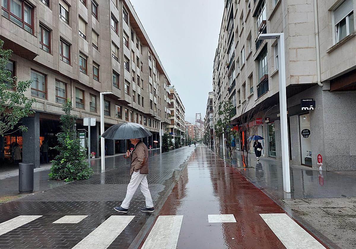 La primera fase de la semipeatonalización de la calle Mayor concluyó el año pasado.