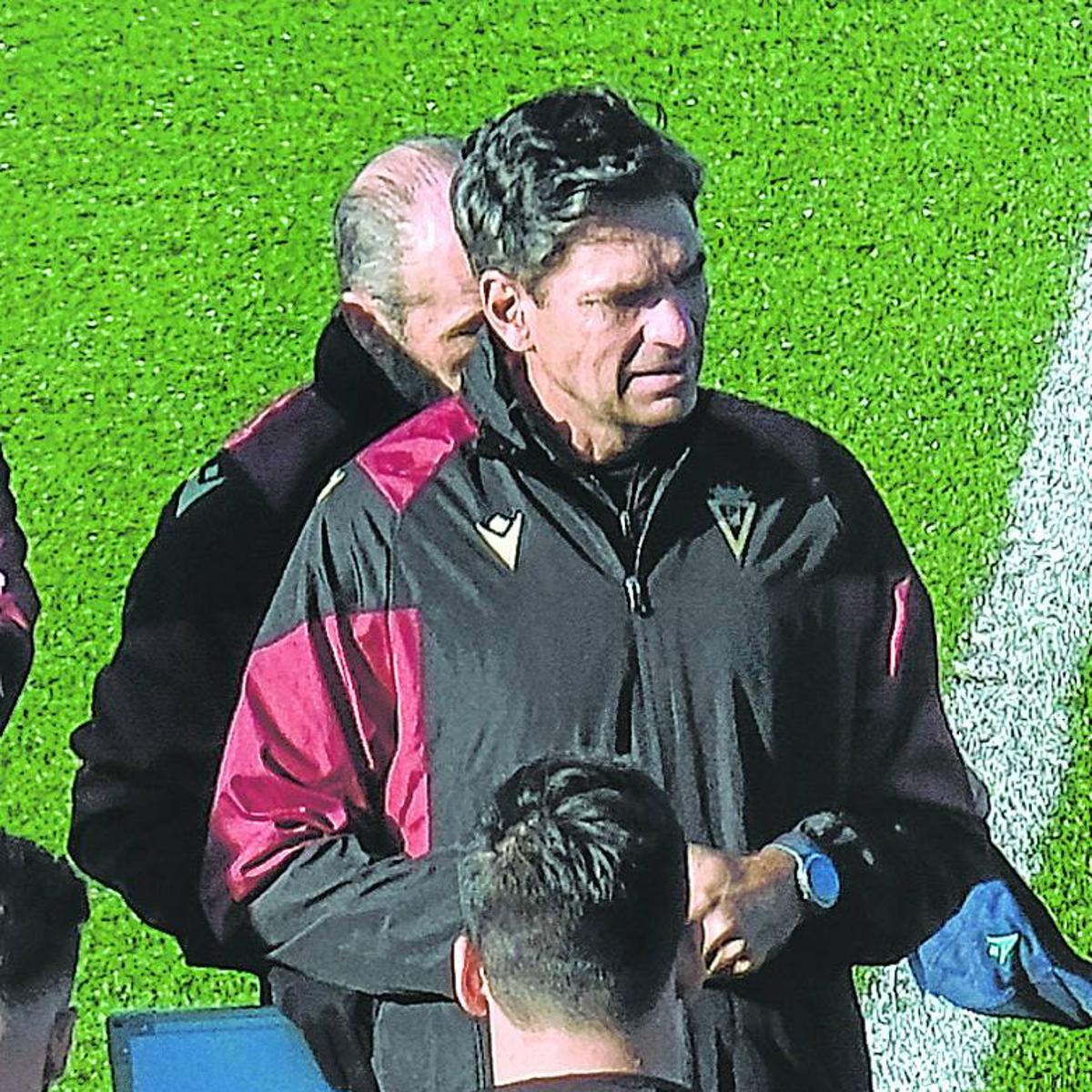 Primer entrenamiento de Pellegrino con el Cádiz.