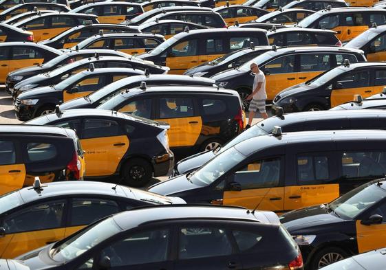 Un pasajero se masturba en el asiento trasero de un taxi de Barcelona