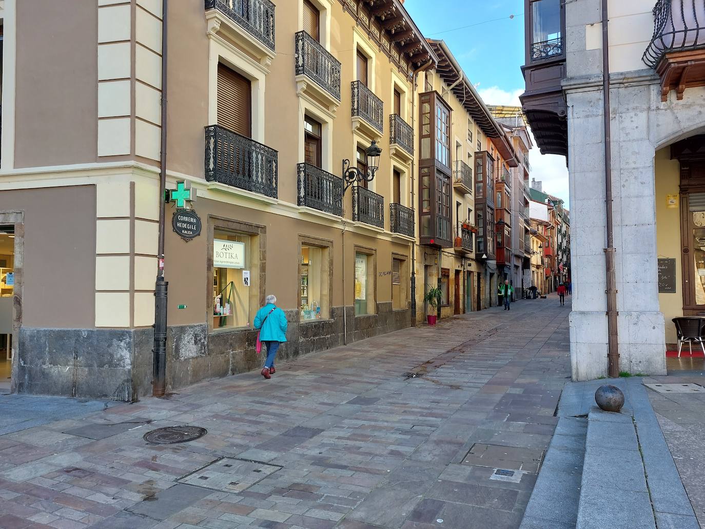 Imagen de unaa de las calles del casco histórico de la localidad encartada.