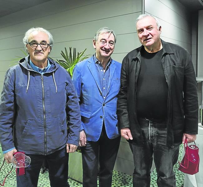 Guillermo Pérez de Heredia, Luis Valentín y Juanjo Novella. 