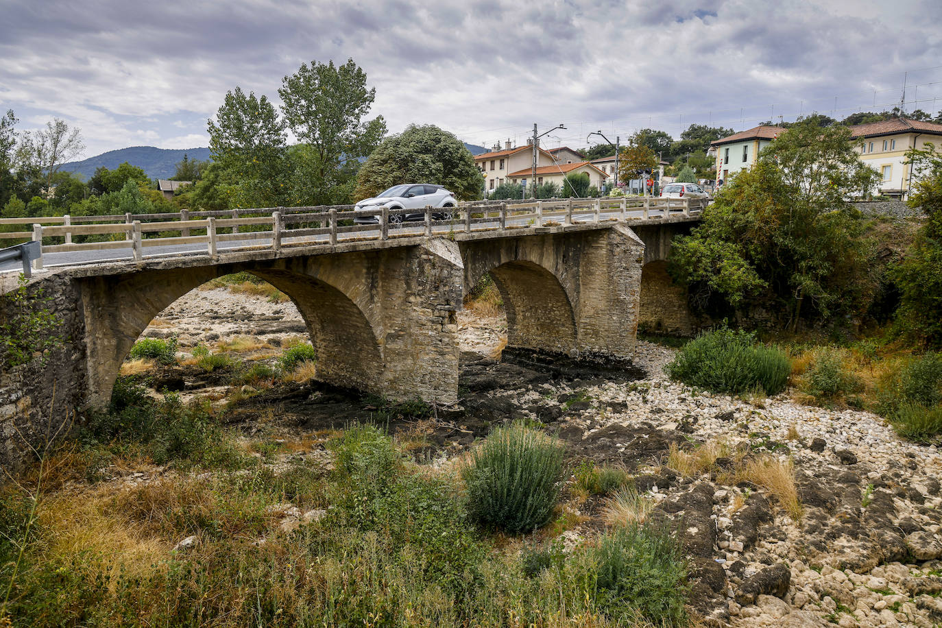 El cauce del río se seca en verano.