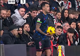 LaLiga denunciará ante la Fiscalía de Menores al aficionado que metió un dedo en el culo a Ocampos