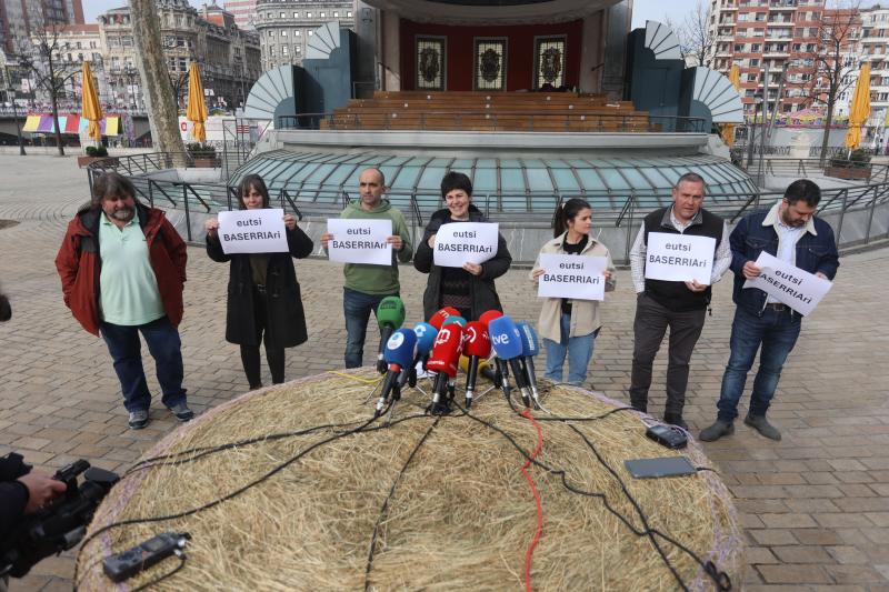 Los responsables de Ehne y Enba han presentado hoy las movilizaciones