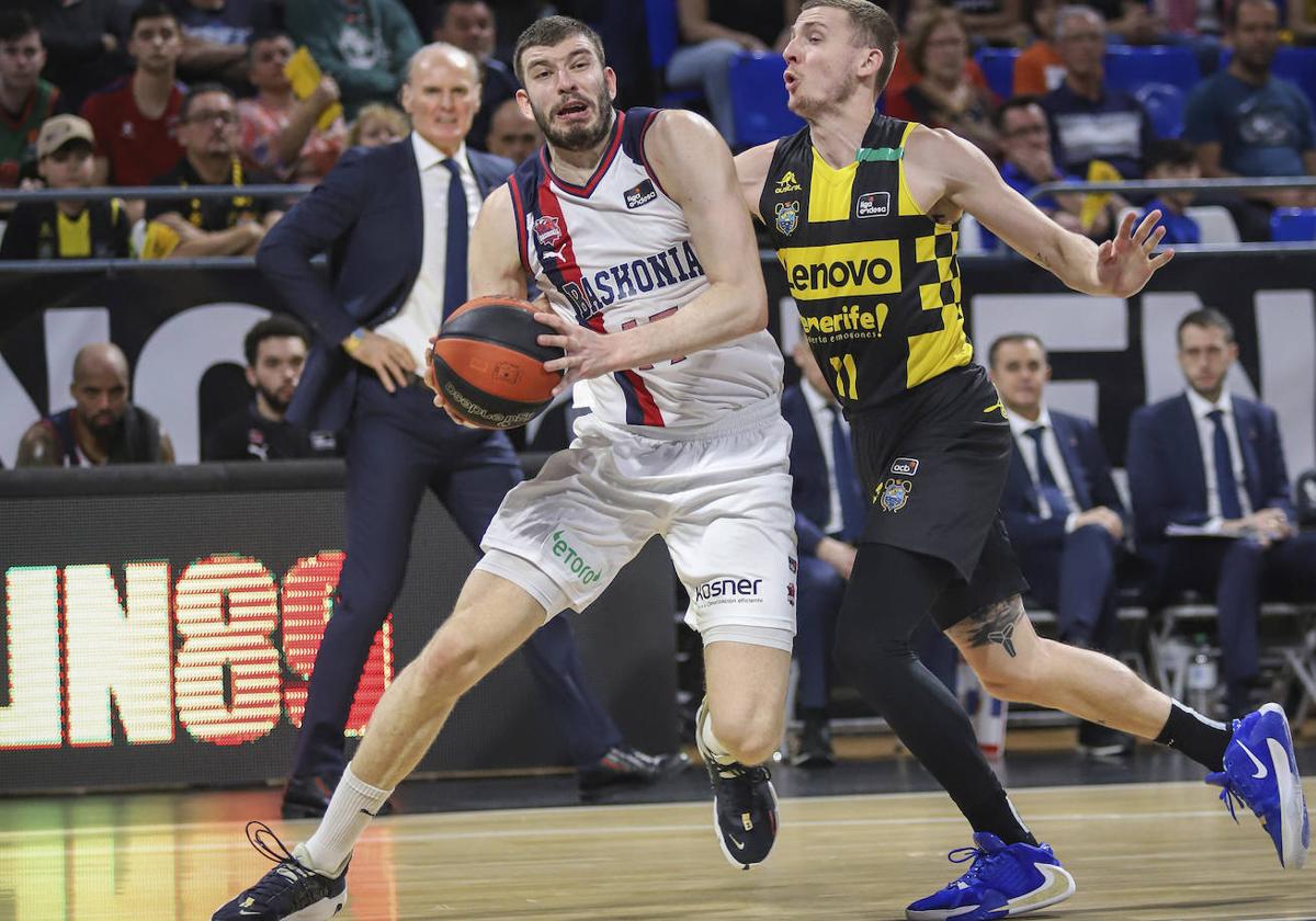 Rogkavopoulos cuajó un partido notable en la cancha del Lenovo Tenerife.