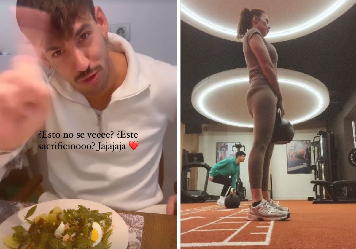 El cachondeo de Luitingo con su plato de vainas: «Estas comiditas... ¿no cuentan?»