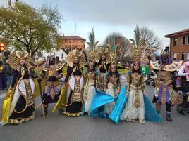 Ambiente de Carnaval en Erandio, que se llenará este fin de semana de disfraces por todos sus barrios.