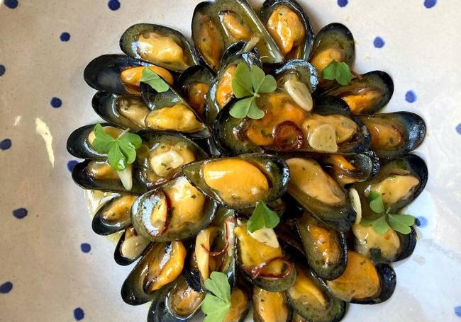 Mejillones Mol·luscs blanc de blancs