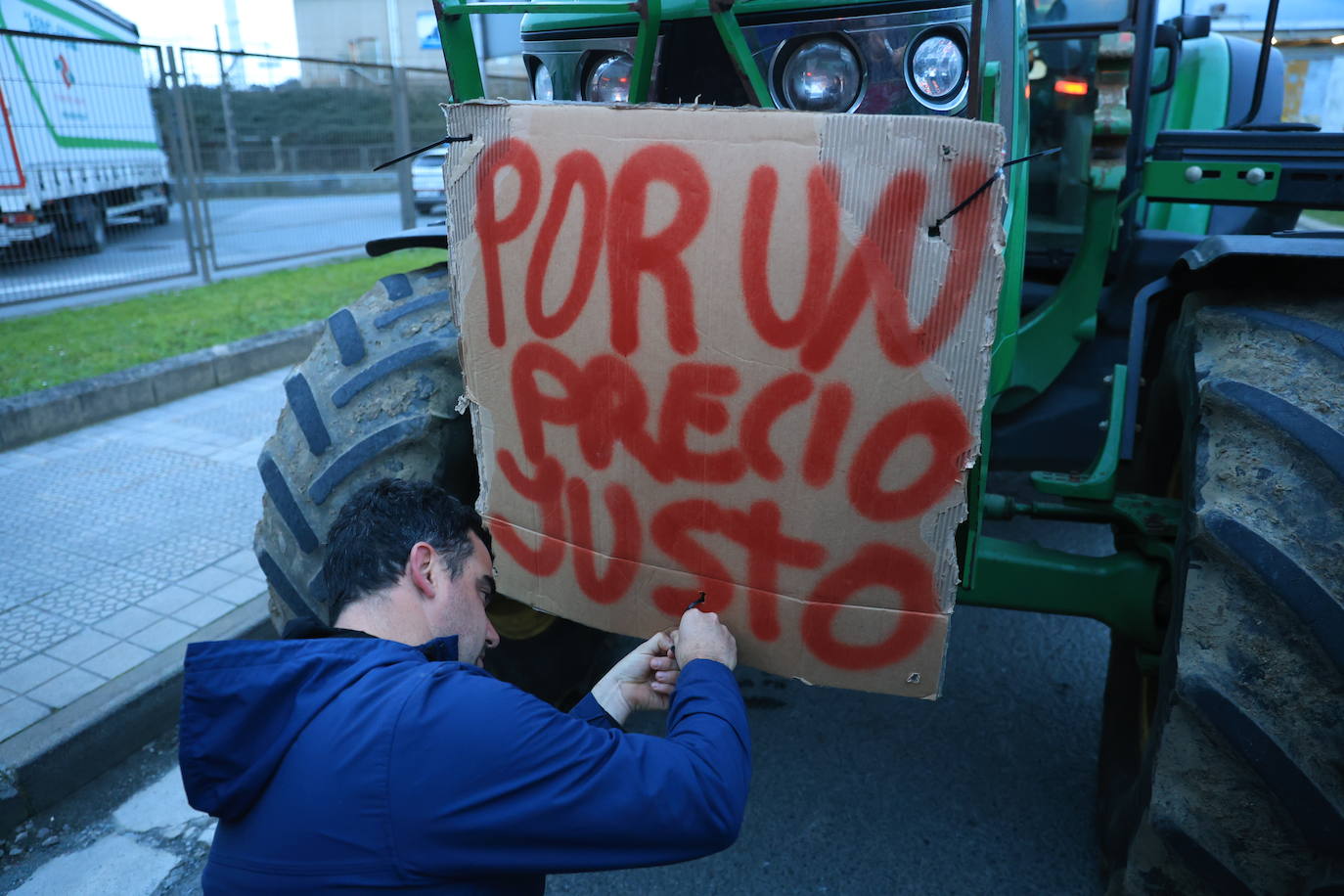 Bilbao recibe a la &#039;tractorada&#039;