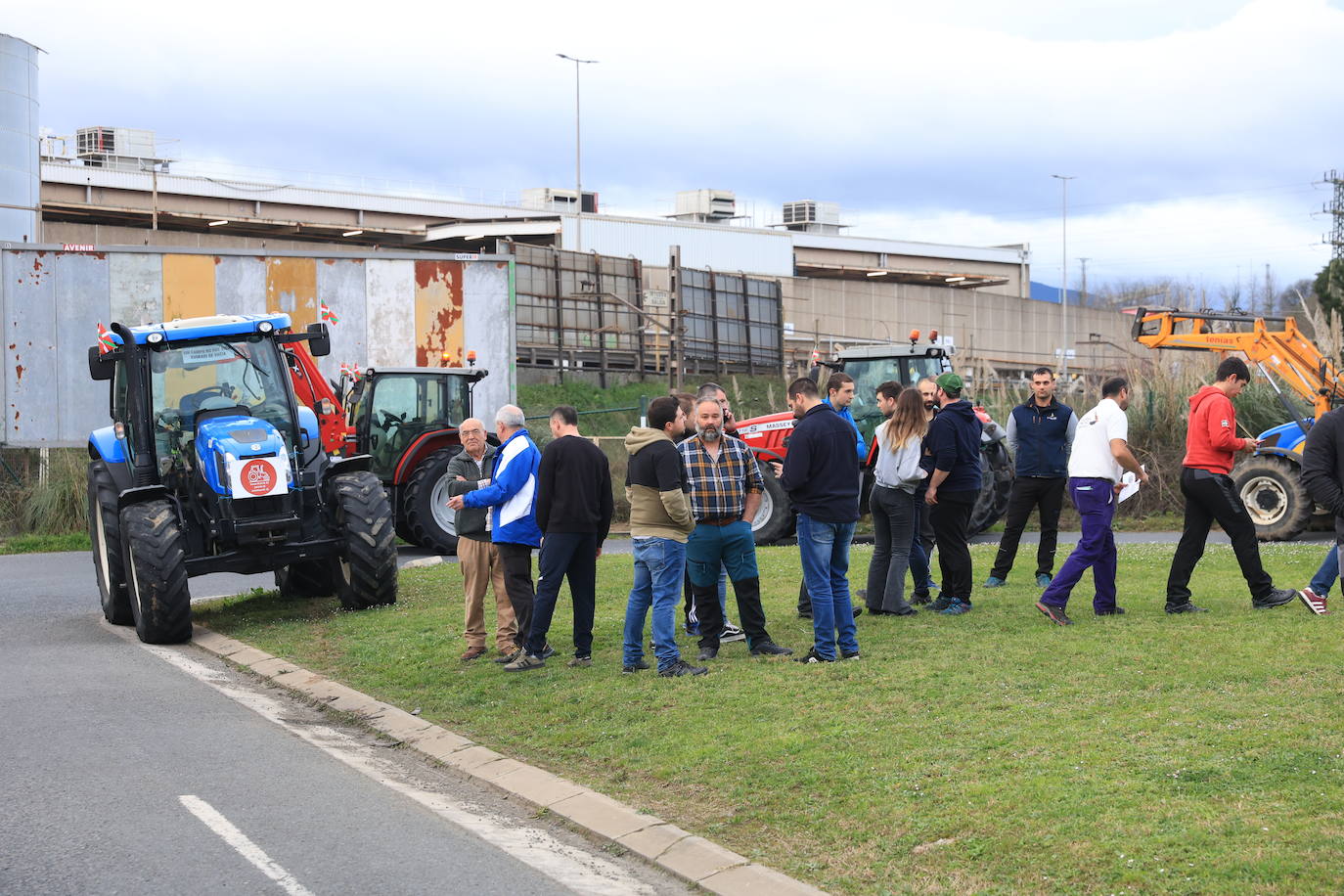 Bilbao recibe a la &#039;tractorada&#039;