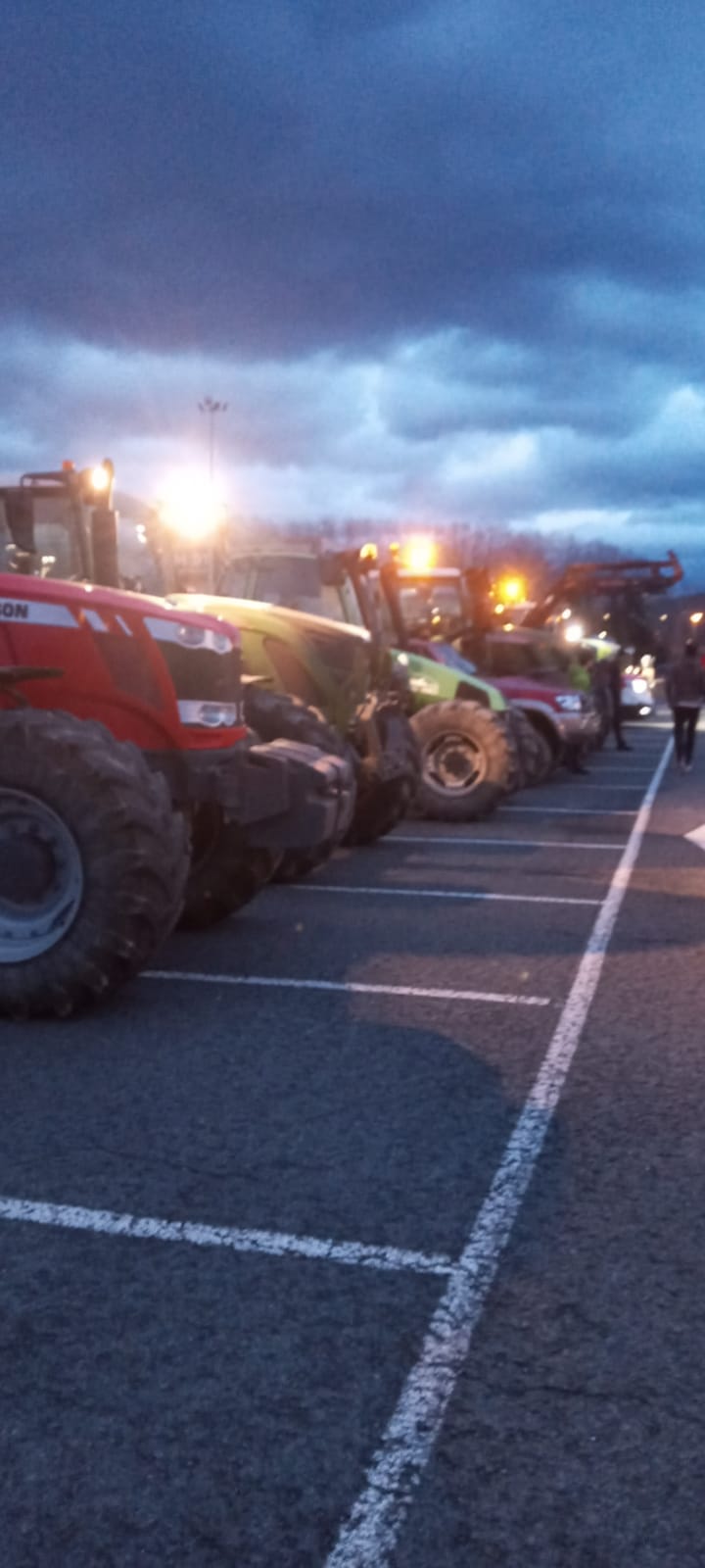 Bilbao recibe a la &#039;tractorada&#039;