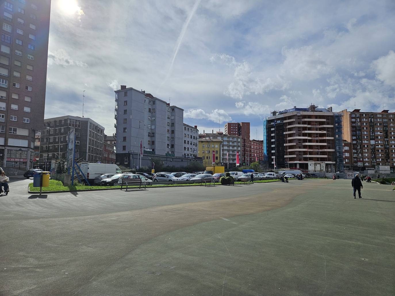 Actual situación de la plaza Pozokoetxe.