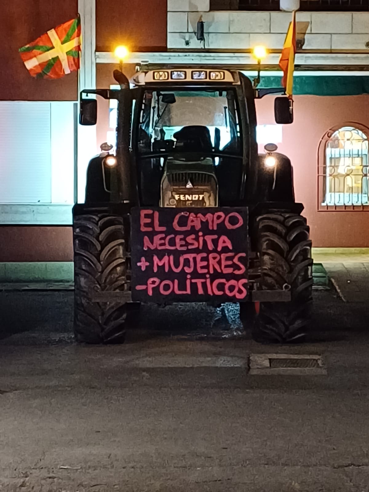 Bilbao recibe a la &#039;tractorada&#039;