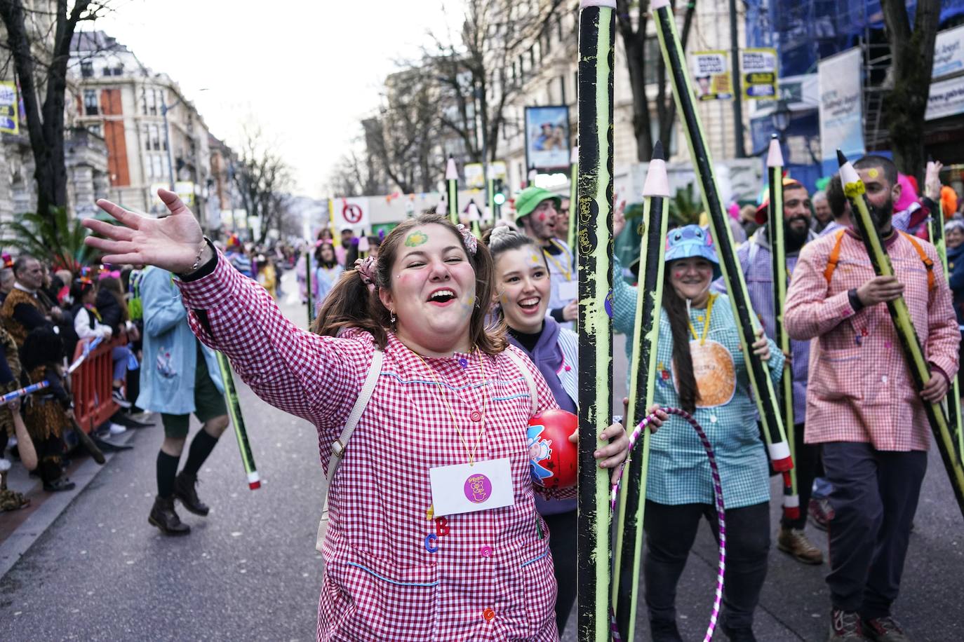 La irreverencia y diversión del Carnaval toman Bilbao