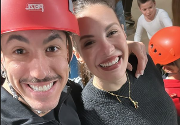 Escalada, animales... El fin de semana de aventura y naturaleza de Jessica Bueno y Luitingo