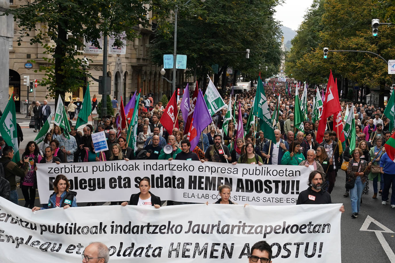 Los sindicatos vuelven a la carga con movilizaciones en el sector público