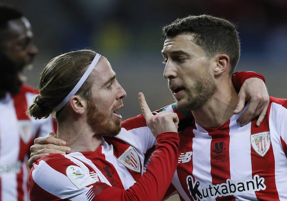 Muniain y De Marcos suman 15 temporadas en la primera plantilla rojiblanca.