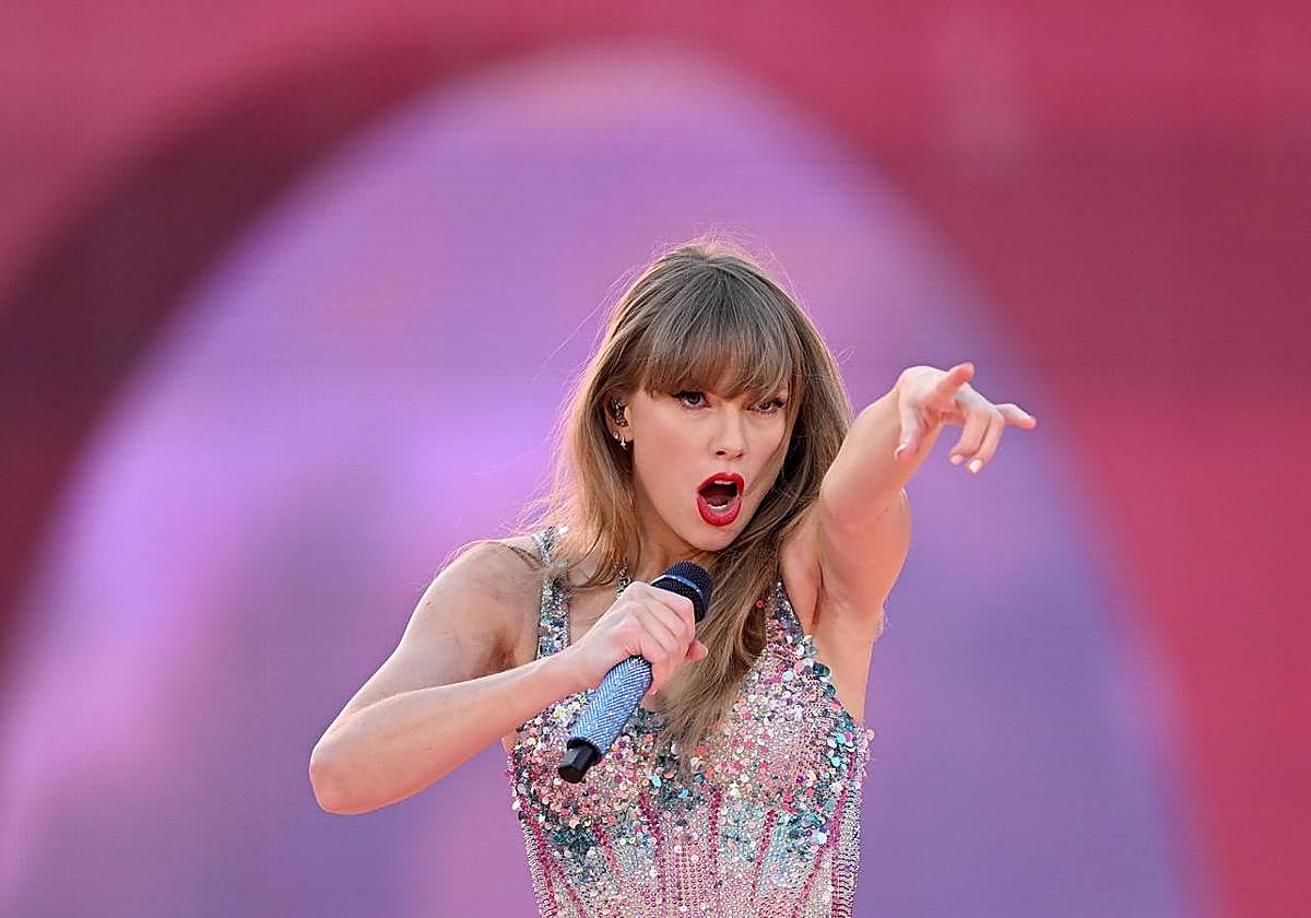 La cantante Taylor Swift.