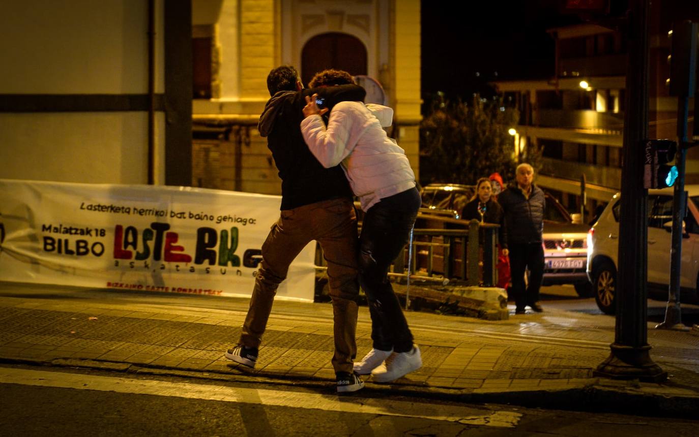 Las imágenes del dispositivo policial en el Carnaval de Algorta